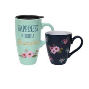 Belle Maison 2-pc. Grandma Mug Set Brand New!